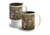 American Expedition Home and Away Stoneware Mug Set, Deer Collage 4012095