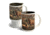 American Expedition Home and Away Stoneware Mug Set, Elk Collage 4012097