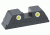 Ameriglo Rear Tritium Night Sights Glock 43 Yellow Tritium With White Outlines