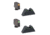 Ameriglo Tritium Front Rear Tall Suppressor Set, Black, Green