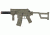 Amoeba AM-005 SMG Airsoft Gun, Tan, 2274580