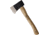 Angelo B 700g German Style Axe, 5.5in C45 Steel Axe Head w/3in Cutting Edge, Hickory Handle, 700g Axe Head, 11.04.11-BLACK-HEAD