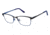 Ann Taylor ATP709 Progressive Prescription Eyeglasses - Frame MATTE BLK NAVY, Size 50/16mm TYATP70901