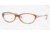 Anne Klein Eyeglasses AK8080 with No-Line Progressive Rx Prescription Lenses 157-5115 - Amber/Pink 