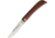 Antonini Maniaghese Pocket Knife Folding Knife,3.25in,AISI 420 Steel,Standard Edge,Satin,Brown,Wood Handle ANT83119