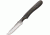 Anza 5.375 Inch Fixed Blade Knife, Micarta, Leather Belt Sheath AZF1M