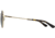 AO 1002 Sunglasses, Gold Frame, True Color Gray AOLite Nylon Lenses, 51-19-145 B47, 002151STTOGYN