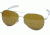 AO General Sunglasses, Silver, Amber Poly Lens, Bayonet, 52mm, Polarized S-PHCAP-BNT-52