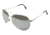 AO II 8-Base Sunglasses, Gold, Comfort Cable, Silver Mirror Lens, 55mm, Sm/Med G-SMP-CC-55