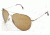 AO II 8-Base Sunglasses, Gold, Wire Spatula, HC Amber Lens, 55mm, Sm/Med G-HCBP-WS-55