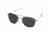 AO Original Pilot Sunglasses, Bayonet, Matte Chrome Frame, CC Gray Poly Lens, Polarized, 57mm, 30142