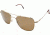 AO Original Pilot Sunglasses, Gold, Wire Spatula, Brown Glass Lens, 52mm, Polarized G-CBPG-WS-52