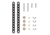 AR500 Armor Target Chain Hardware Kit, Steel, Black, 9515