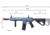 Arcturus Sport Series ARC SE LWT MK-II CQB 10in AEG Airsoft Gun, Grey, AT-ST02-CQ-SE-GY
