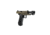 Arcturus Vanguard 4.3in Hi-Capa GBB Airsoft Pistol w/ Optics Ready Slide &amp; Compensator, Black/Tan, AT-GHC-V4C-OR-BT