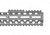 Arisaka Defense Low Profile Picatinny Rail M-LOK, 5 Slot, Black, LPR-M
