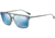 Armani EA2048 Sunglasses 317355-43 - Matte Green Frame, Mirror Blue Lenses