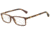 Armani EA3043 Single Vision Prescription Eyeglasses 5271-52 - Top Bordeaux/Matte Havana Frame