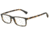 Armani EA3043 Single Vision Prescription Eyeglasses 5273-54 - Top Dark Grey/Matte Havana Frame