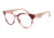 Armani EA3160 Eyeglass Frames 5798-52 - Havana Pink/Bordeaux