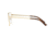 Armani Exchange AX1033 Bifocal Prescription Eyeglasses, 53mm, Pale Gold, AX1033-6044-53-BI