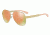 Armani Exchange AX2018S Single Vision Prescription Sunglasses AX2018S-60944Z-59 - Lens Diameter 59 mm, Frame Color Pale Gold/pink