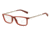 Armani Exchange AX3027 Single Vision Prescription Eyeglasses 8169-55 - Matte Cardinal Red Frame