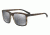 Armani Exchange AX4067SF Sunglasses 82296G-55 - Matte Grey Havana/mt Black Frame, Light Grey Mirror Black Lenses