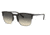 Armani Exchange AX4081S Sunglasses 8029L7-54 - Matte Black Frame, Light Yellow Gradient Grey Lenses