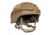 ArmorSource AS-200 NIJ IIIA Fully Loaded Ballistic Helmet, Regular Cut, Coyote Brown, Extra Large, 200XLRCCBSU3LR3KV2