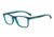 Arnette AKAW AN7125 Single Vision Prescription Eyeglasses, 53mm, Matte Transparent Blue, AN7125-2472-53-SV