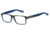 Arnette Buddy Single Vision Prescription Eyeglasses, Grey/Transparent Blue Frame, 49mm AN7063-0549SV