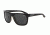 Arnette Fire Drill Sunglasses, Polished Black on Clear Frame, Grey Lens-AN4143-39