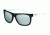 Arnette Fire Drill Sunglasses - Gloss Black w/ White Temple Frame and Chrome Mirror Lens AN4143-18