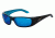Arnette Quick Draw Sunglasses, Gloss Black Frame, Blue Mirror Lens AN4178-06