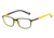 Arnette Reverb Single Vision Prescription Eyeglasses, Matte Black/Yellow Frame, 51mm AN6082-0451SV