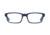 Arnette Riff Eyeglasses, Dark Trans Blue Frame-AN7079-0355