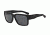 Arnette Supplier Sunglasses, Fuzzy Black Frame, Grey Polarized Lens-AN4213-01