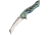 Artisan Cutlery Eagle Framelock Folding Knife, Eagle 5in Closed, 3.63in Satin S35Vn SS Curved Blade, Blue/Gold Titanium Handle With Carbon Fiber Inlay, Swirl Handle Pattern, Black Nylon Zippered Storage Case, 1816G-BU03