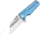 Artisan Cutlery Proponent Framelock Folding Knife, Proponent Framelock, 5in Closed, 4in S35Vn SS Modified Tanto Blade, Blue Titanium Handle, 1820G-BUS