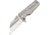 Artisan Cutlery Proponent Framelock Folding Knife, Proponent Framelock, 5in Closed, 4in S35Vn SS Modified Tanto Blade, Gray Titanium Handle, 1820G-GYS