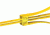 ASP 6 Pack Tri - Fold Plastic Colored Restraints In Yellow