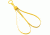 ASP 6 Pack Tri - Fold Plastic Colored Restraints In Yellow