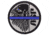 ASP Blue Line Patches, Black/Silver, 59138