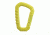ASP Carabiner,Neon Yellow Polymer 56218