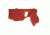 ASP Red Training Taser X2,Not Weighted 07361
