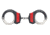 ASP Training Restraints, Chain Ultra Cuffs, Black/Red, 7486