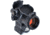 AT3 Tactical LEOS Red Dot Sight with Integrated Laser Sight &amp; Riser, Red Laser, AT3-LEOS