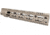 AT3 Tactical Pro Series Free Float Quad Rail AR15 Handguards, 12.5in Rifle Length, FDE, AT3-QR-12-FDE