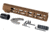 AT3 Tactical SPEAR M-LOK AR-15 Free Float Handguard, 12in Length, Burnt Bronze, AT3-MLOK-12-BB